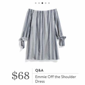 Stitch Fix Q&A Emmie Off the Shoulder Dress Medium